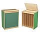 Wood Designs Classroom Big Book Storage / Display with Chalkboard WD-34100