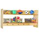 Wood Designs Classroom Wall Hanging Storage with (10) Translucent Trays WD-51401