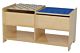 Wood Designs Children's Build-N-Play Table with Checkerboard Play WD-85600