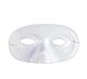 Plastic White Half Masks - 24 masks per package