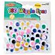 Peel 'n Stick Wiggle Eyes, Assorted colors and sizes - 100/pkg.