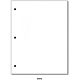 3-Hole Punched White Copy Paper, 8 1/2in. x 11in., 20 Lb., Ream of 500 sheets